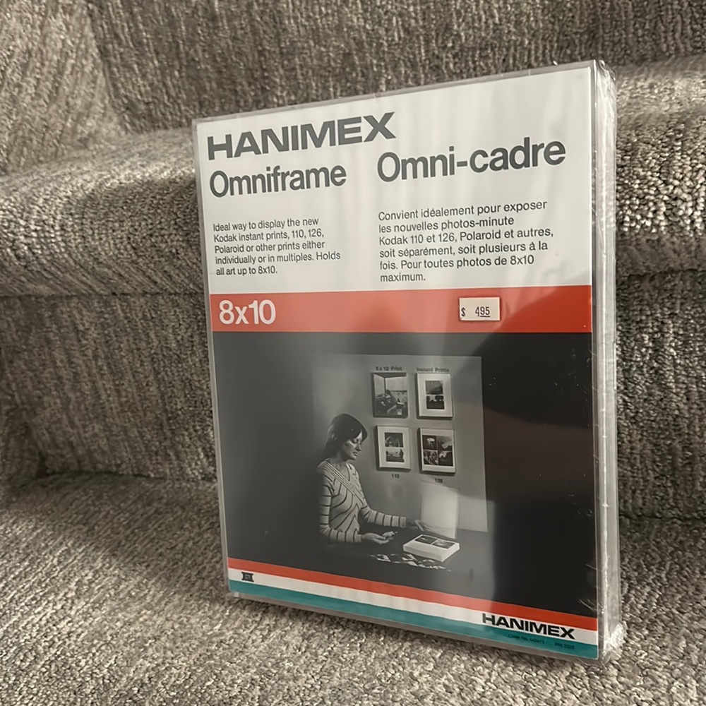 Vintage Hanimex Omniframe frame Kodak Polaroid hold set up to 8x10